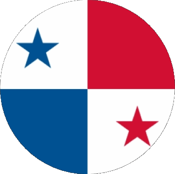 Rond Panama Amériques Drapeaux 