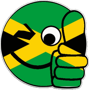 Smiley - OK Jamaïque Amériques Drapeaux 