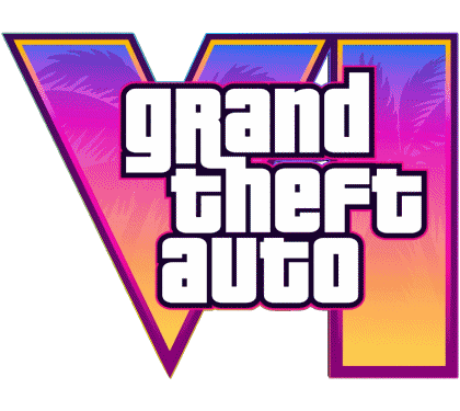 GTA 6 Logo Grand Theft Auto Video Games Multi Media 