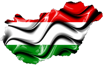 Map Hungary Europe Flags 