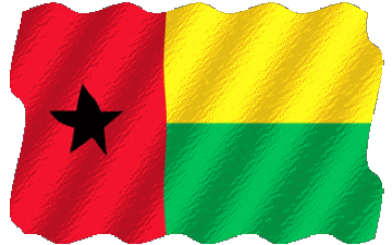 Sventola Guinea Bissau Africa Bandiere 