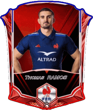 Thomas RAMOS Team 2025 France Rugby - Players Sports 