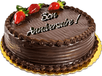 004 Gateaux Bon Anniversaire Französisch Nachrichten 