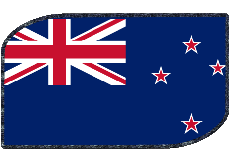 Rettangolo Nuova Zelanda Oceania Bandiere 