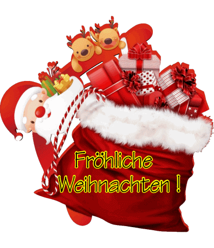 Serie 10 Fröhliche  Weihnachten German Messages 