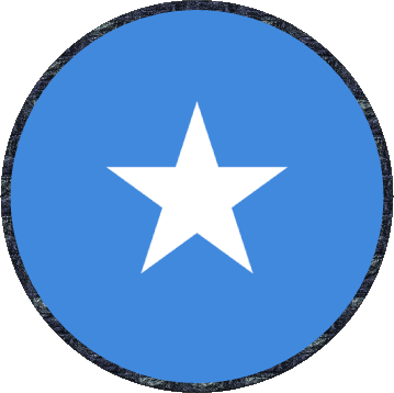 Rond Somalia Afrika Fahnen 