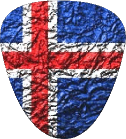 Forme Islande Europe Drapeaux 