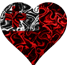 Cuore Tonga Oceania Bandiere 