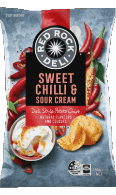 Red Rock Deli Australia Aperitivos - Chips - Snack Comida 