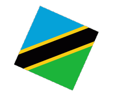 Sphere - Cube Tanzanie Afrique Drapeaux 