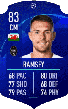 Aaron Ramsey Galles F I F A - Giocatori carte Videogiochi Multimedia 