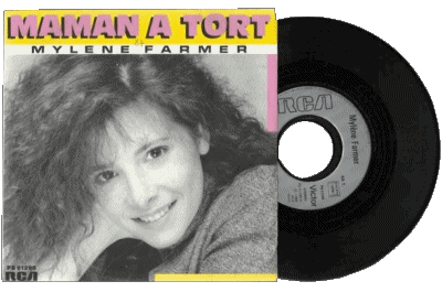 45 T Vynile Maman a tort-45 T Vynile Maman a tort Mylene Farmer Francia Musica Multimedia 