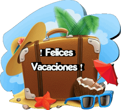 09 Transparent Background Felices Vacaciones Spanish Messages 