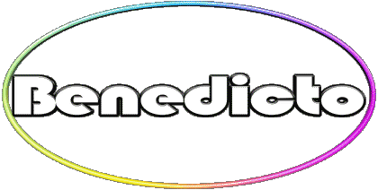 Benedicto B MASCULINE - Spain First Names 