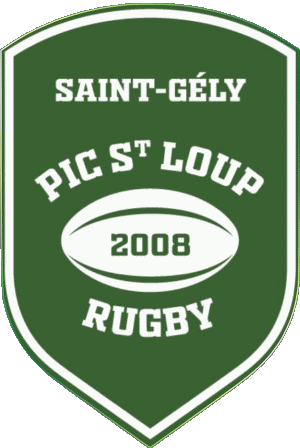 Saint Gély Pic Saint Loup RC Dept 34 Rugby Club Francia Logo Deportes 