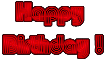 001 Fluo - Neon Happy Birthday Englisch Nachrichten 