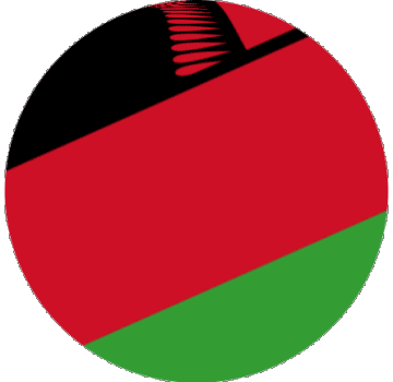 Sphere - Cube Malawi Afrique Drapeaux 
