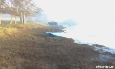 Unfall - Laufen auf Grund 2 Boote Transport Humor -  Fun 