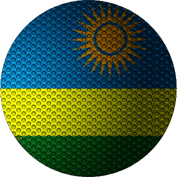 Runde Ruanda Afrika Fahnen 