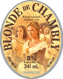 Blonde de Chambly-Blonde de Chambly Unibroue Canadá Cervezas Bebidas 
