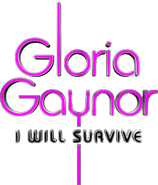 Logo Gloria Gaynor Disco Música Multimedia 