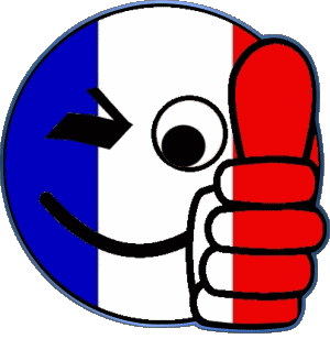 Smiley - OK National France Flags 
