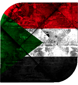 Carré Soudan Afrique Drapeaux 