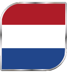 Square Netherlands Europe Flags 