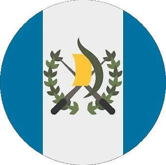 Rond Guatemala Amériques Drapeaux 