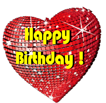 002 Heart Happy Birthday Inglés Mensajes 