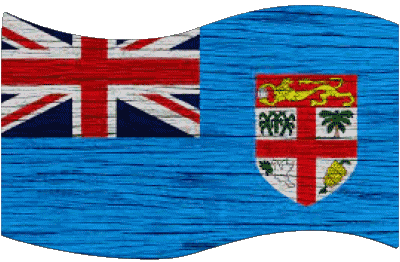 Rectángulo Fiyi Oceanía Banderas 