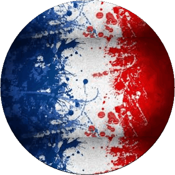 Tondo Nazionale Francia Bandiere 