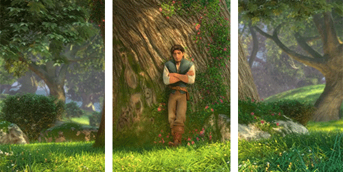 Raiponce, Disney-Raiponce, Disney 3D - Linien - Bänder 3d Effekte Humor -  Fun 