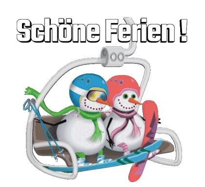 Serie 03 Schöne Ferien Winter Tedesco Messagi 