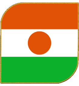 Quadrato Niger Africa Bandiere 