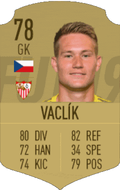 Tomás Vaclík Tchéquie F I F A - Joueurs Cartes Jeux Vidéo Multi Média 