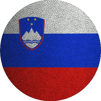 Tondo Slovenia Europa Bandiere 