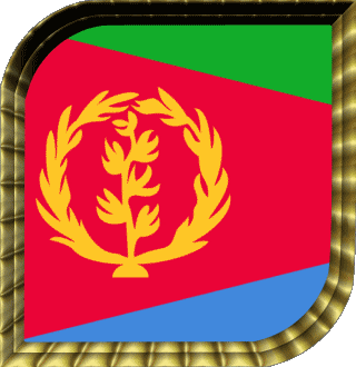 Plaza Eritrea Afrika Fahnen 