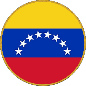 Tondo Venezuela America Bandiere 