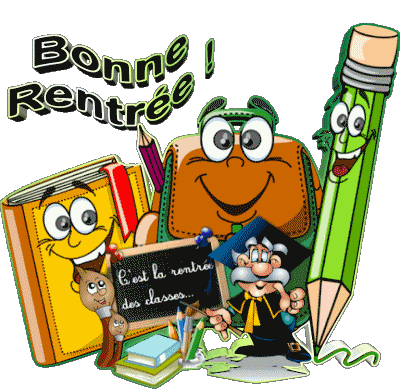 05 Sfondo trasparente Bonne Rentrée Francese Messagi 