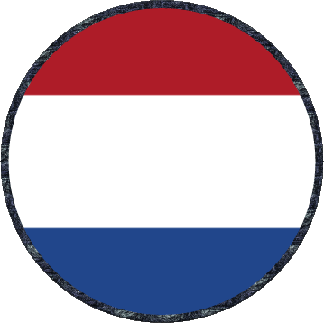 Round Netherlands Europe Flags 