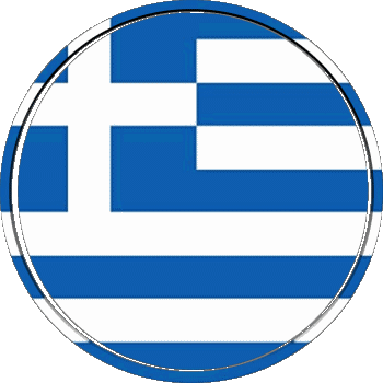 Rond - Anneaux Grèce Europe Drapeaux 
