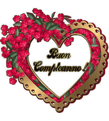 003 Cuore Buon Compleanno Italien Messages 