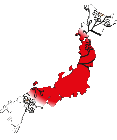 Map Japan Asia Flags 