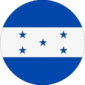 Tondo Honduras America Bandiere 