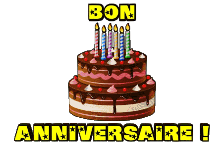 001 Gateaux Bon Anniversaire Français Messages 