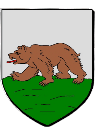 Blason-Blason OSSUN 65 Départements - Villes France Drapeaux 