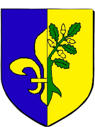 Wappen-Wappen MANTES LA JOLIE 78 Abteilungen - Städte Frankreich Fahnen 