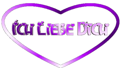 Corazón Ich Liebe Dich Alemán Mensajes 