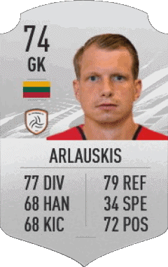 Giedrius Arlauskis Lithuania F I F A - Card Players Video Games Multi Media 